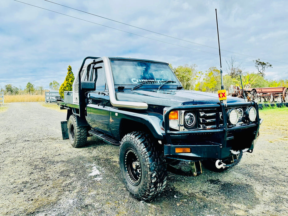 Toyota Landcruiser - 75 series - 4" Snorkel - Seamless Polished
