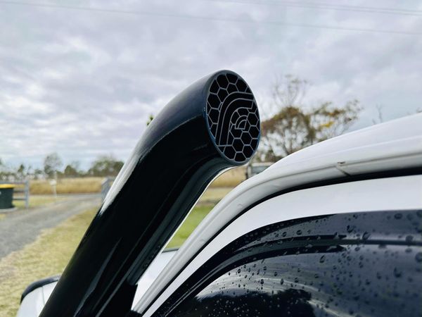 Nissan Patrol GU TB45 & TB48 - Petrol - Tapered Guard Entry Snorkel - Basic Weld Powder Coated