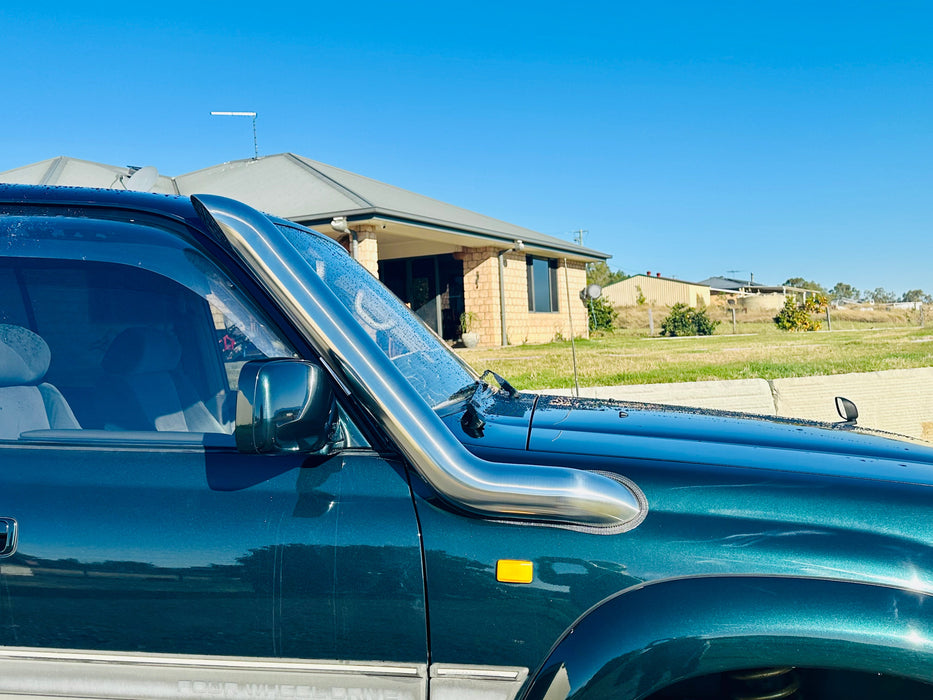 Toyota Landcruiser 80 Series - 4" Mid Entry Snorkel - Seamless Powder Coated