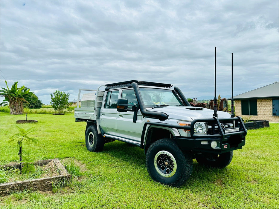 Toyota Landcruiser (2007-2023) - VDJ V8 79/76 Series - 5" DUAL Snorkels - Seamless Powder Coated