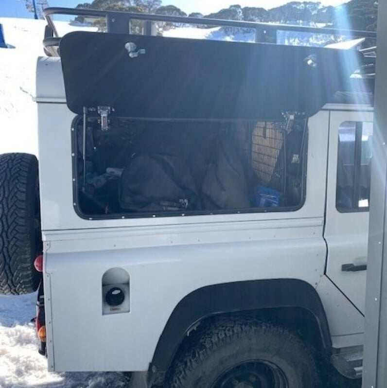 Gullwing Window – Land Rover Defender 90 and 110 – Emuwing — SMP Offroad