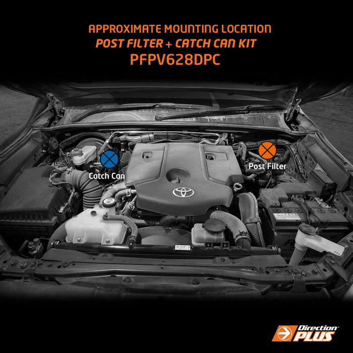 Fuel Manager Post-Filter + Catch Can Kit Hilux and Fortuner 2.8L (PFPV628DPC)