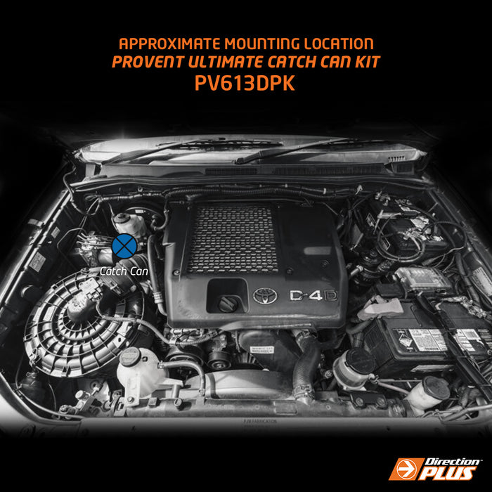 ProVent Ultimate Catch Can Kit TOYOTA Hilux N70 (PV613DPK)