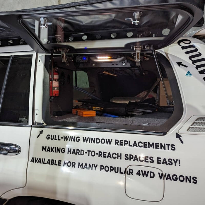 Gullwing Window – Land Cruiser 100/105 Series and Lexus LX470 1998 – 2007 – Emuwing